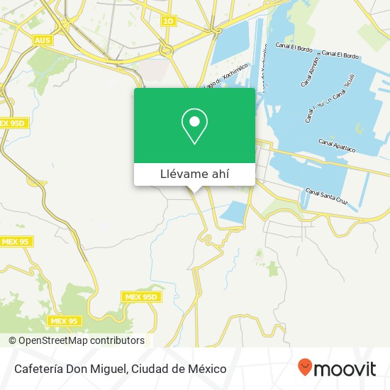 Mapa de Cafetería Don Miguel