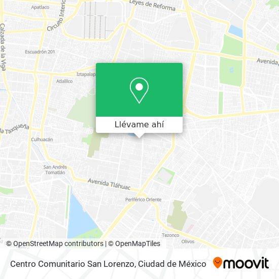 Mapa de Centro Comunitario San Lorenzo