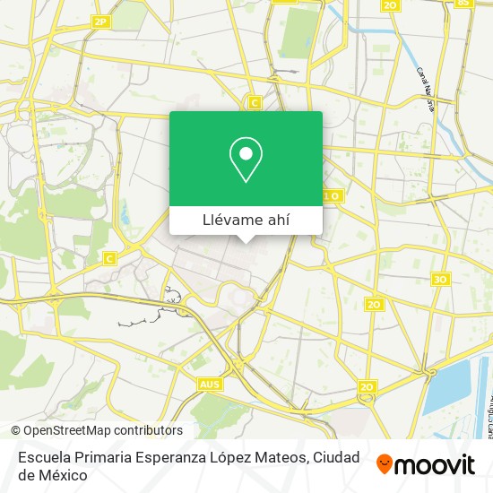 Mapa de Escuela Primaria Esperanza López Mateos