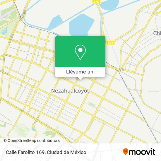 Mapa de Calle Farolito 169
