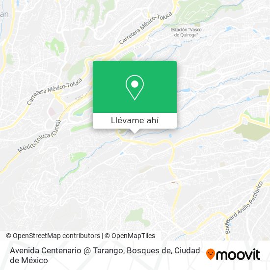 Mapa de Avenida Centenario @ Tarango, Bosques de