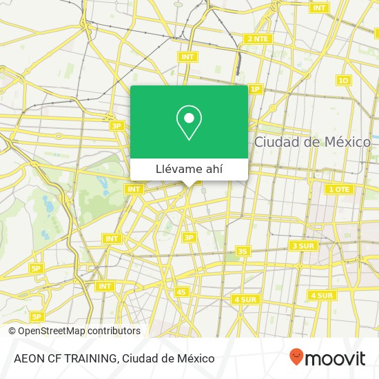 Mapa de AEON CF TRAINING