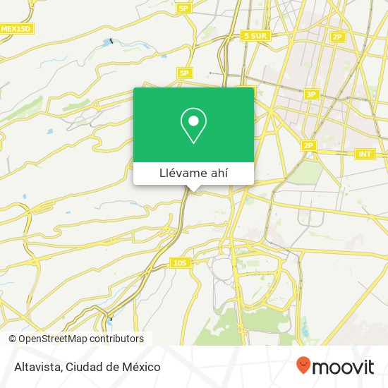 Mapa de Altavista