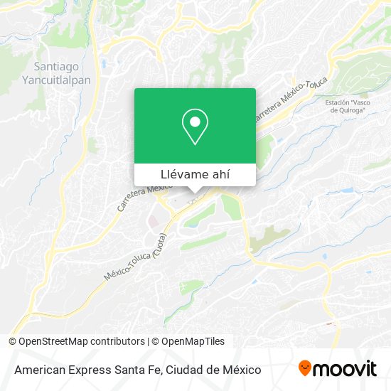 Mapa de American Express Santa Fe