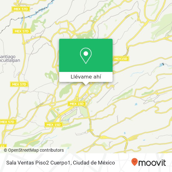 Mapa de Sala Ventas Piso2 Cuerpo1