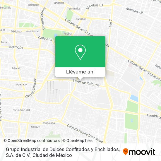 Mapa de Grupo Industrial de Dulces Confitados y Enchilados, S.A. de C.V.