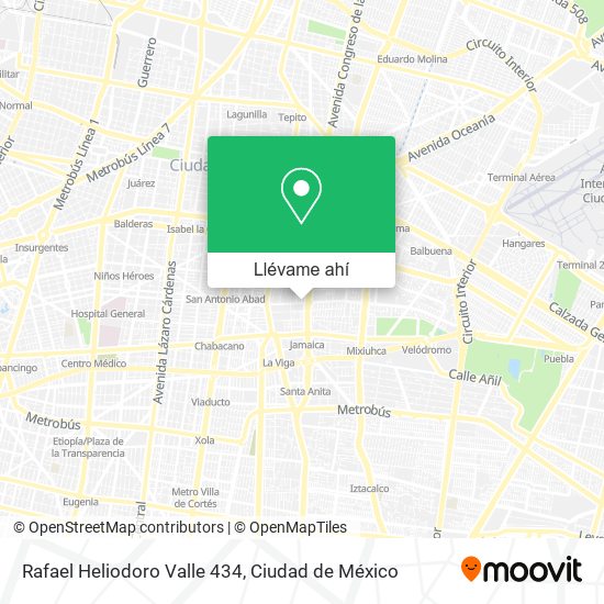 Mapa de Rafael Heliodoro Valle 434