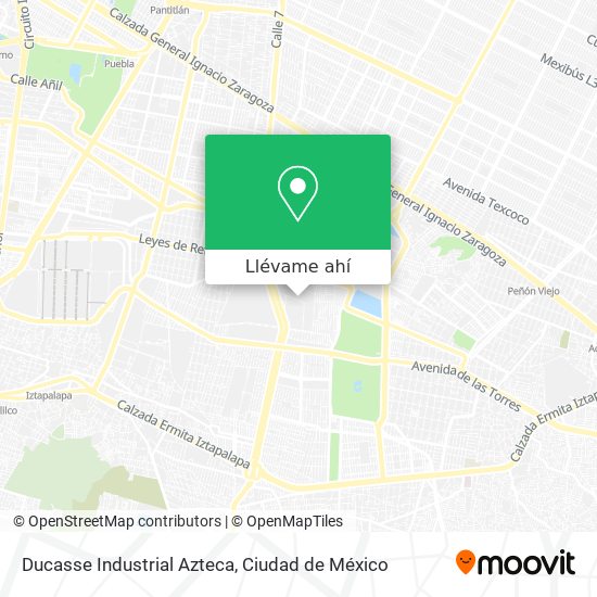 Mapa de Ducasse Industrial Azteca