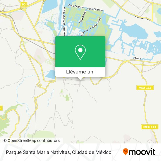 Mapa de Parque Santa Maria Nativitas