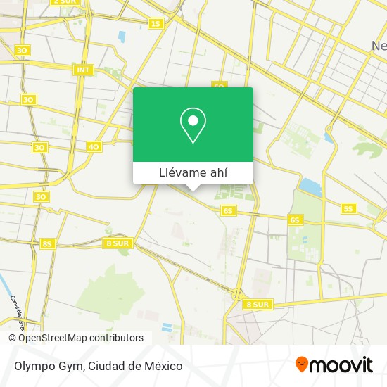 Mapa de Olympo Gym