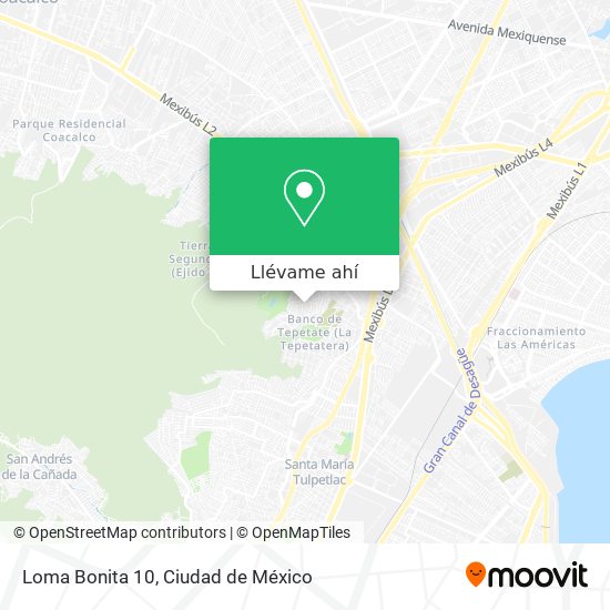 Mapa de Loma Bonita 10