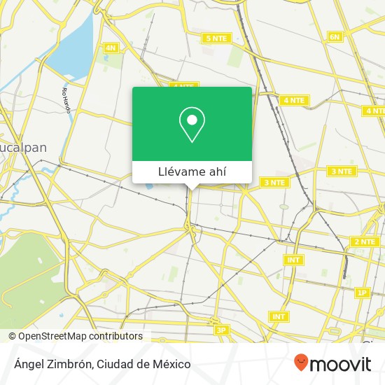 Mapa de Ángel Zimbrón