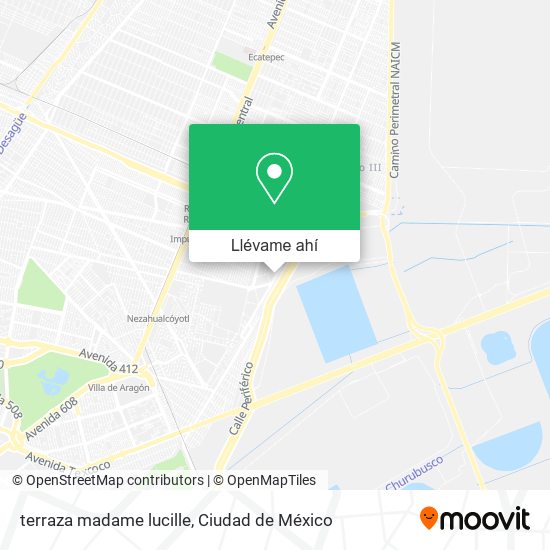 Mapa de terraza madame lucille