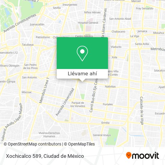 Mapa de Xochicalco 589