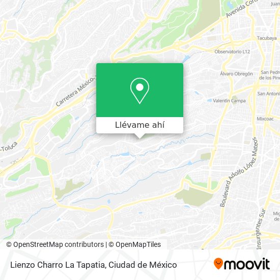 Mapa de Lienzo Charro La Tapatia