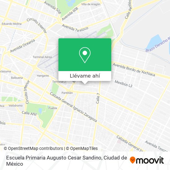 Mapa de Escuela Primaria Augusto Cesar Sandino