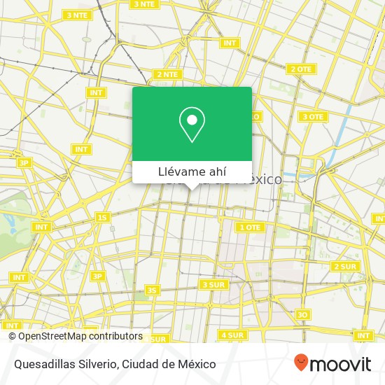 Mapa de Quesadillas Silverio