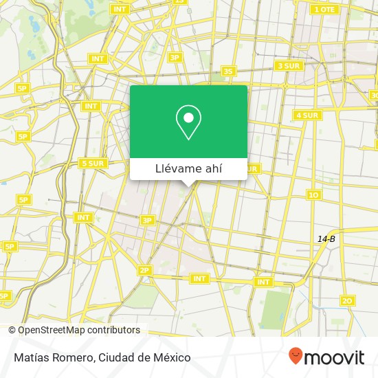 Mapa de Matías Romero