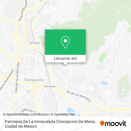 Mapa de Parroquia De La Inmaculada Concepcion De Maria