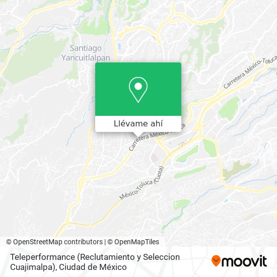 Mapa de Teleperformance (Reclutamiento y Seleccion Cuajimalpa)