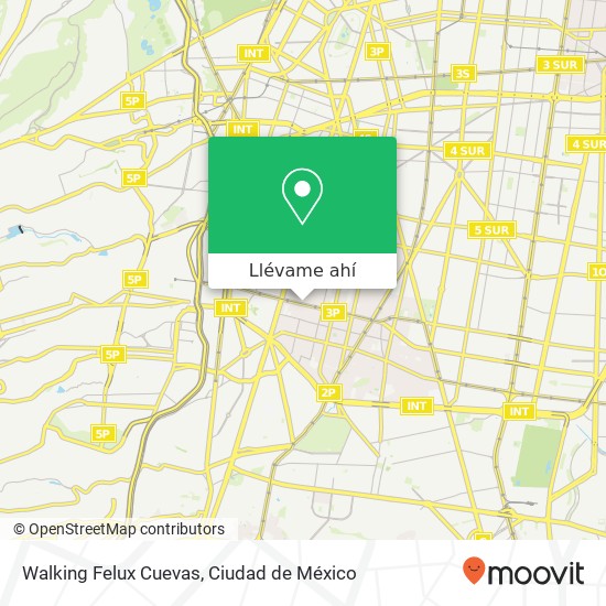Mapa de Walking Felux Cuevas