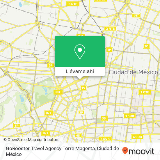 Mapa de GoRooster Travel Agency Torre Magenta