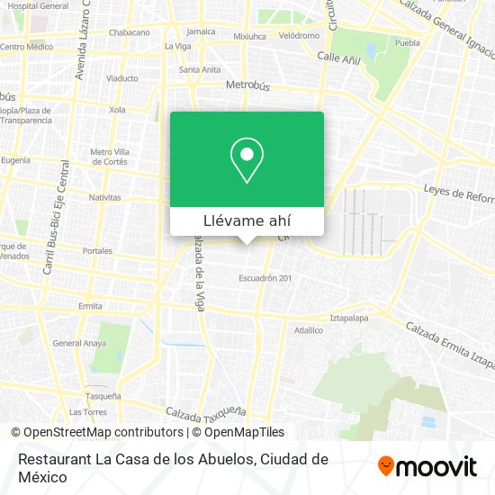 Mapa de Restaurant La Casa de los Abuelos