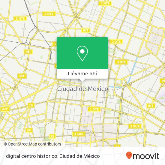 Mapa de digital centro historico