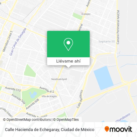 Mapa de Calle Hacienda de Echegaray