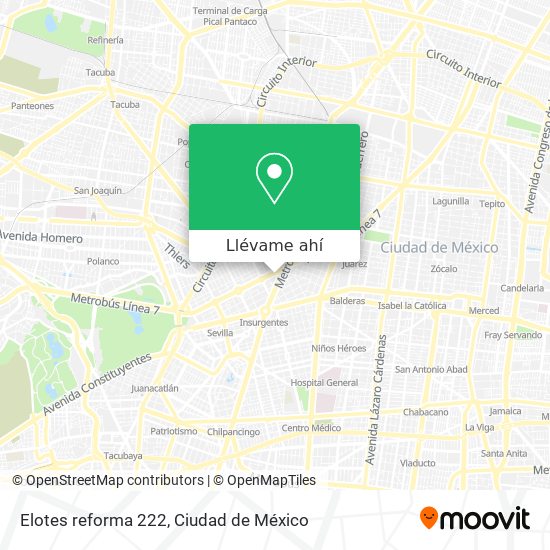 Mapa de Elotes reforma 222