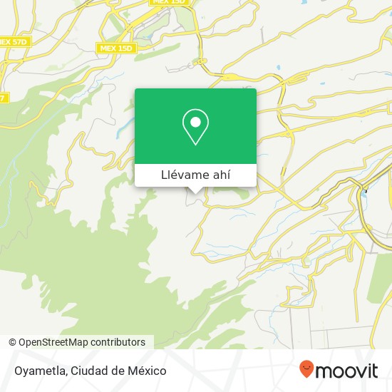 Mapa de Oyametla