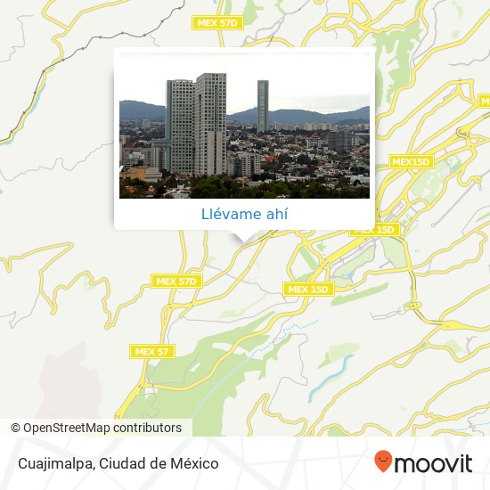 Mapa de Cuajimalpa