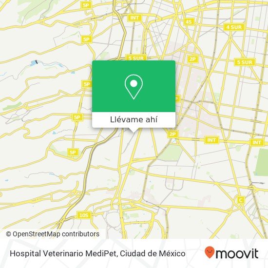 Mapa de Hospital Veterinario MediPet