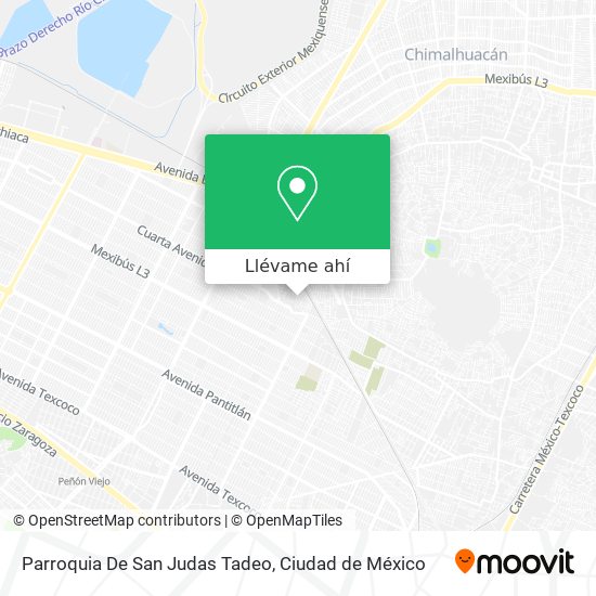 Mapa de Parroquia De San Judas Tadeo