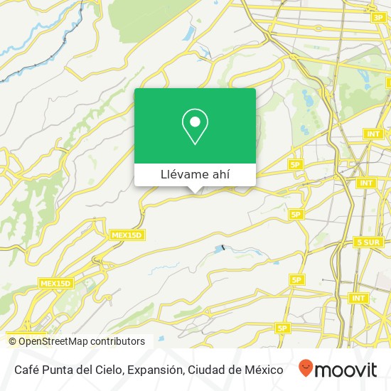 Mapa de Café Punta del Cielo, Expansión
