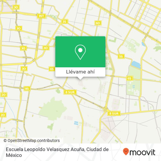Mapa de Escuela Leopoldo Velasquez Acuña