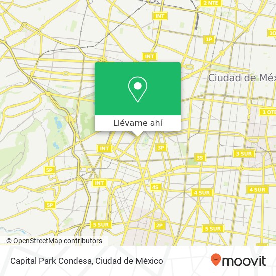 Mapa de Capital Park Condesa