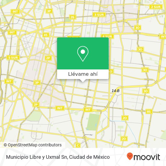 Mapa de Municipio Libre y Uxmal Sn