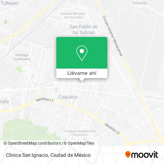 Mapa de Clinica San Ignacio
