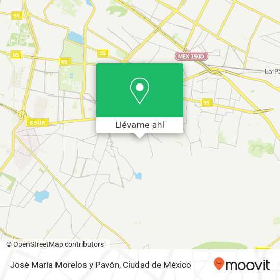 Mapa de José María Morelos y Pavón