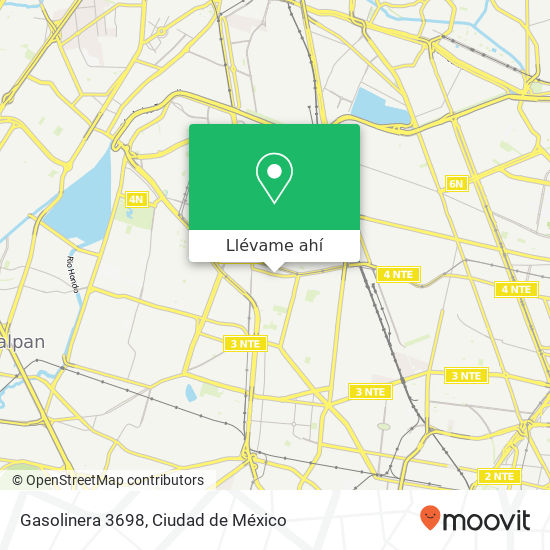 Mapa de Gasolinera 3698