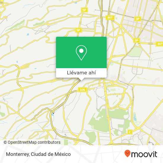 Mapa de Monterrey