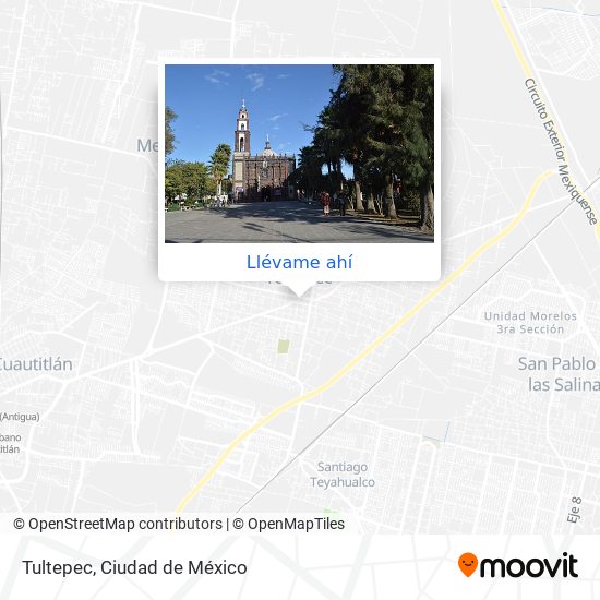 Cómo llegar a Tultepec en Cuautitlán en Autobús o Tren?