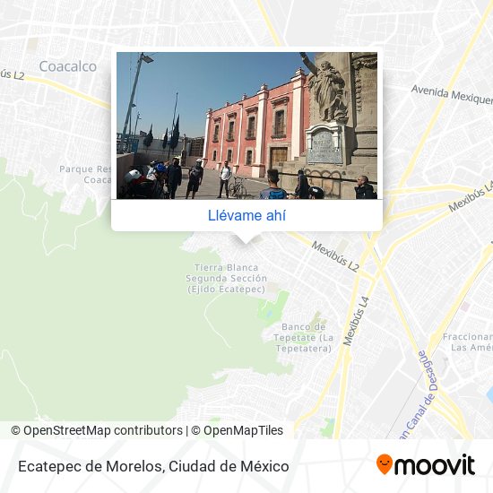 Cómo llegar a Ecatepec de Morelos en Tultitlán en Autobús o Tren?