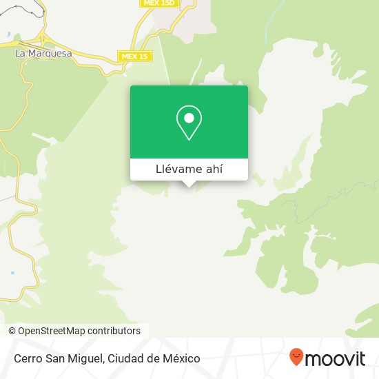 Cómo llegar a Cerro San Miguel en Huixquilucan en Autobús?