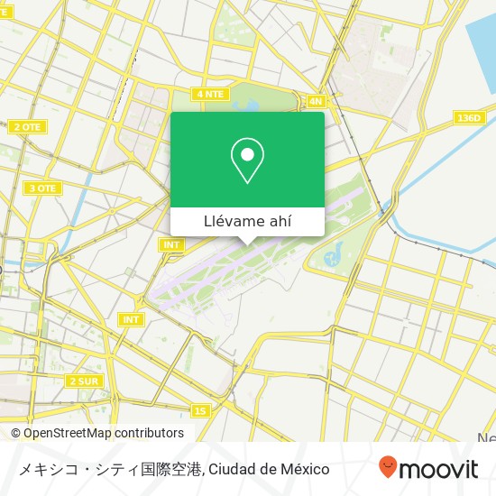 Mapa de メキシコ・シティ国際空港