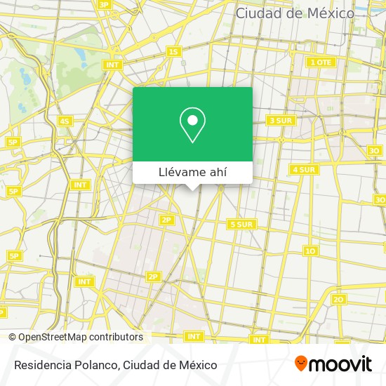 Mapa de Residencia Polanco