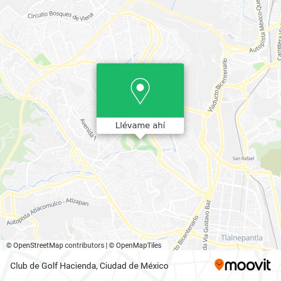 Cómo llegar a Club de Golf Hacienda en Nicolás Romero en Autobús?