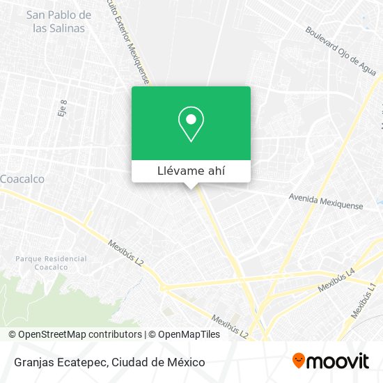 Mapa de Granjas Ecatepec