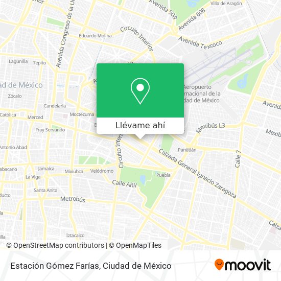 Mapa de Estación Gómez Farías